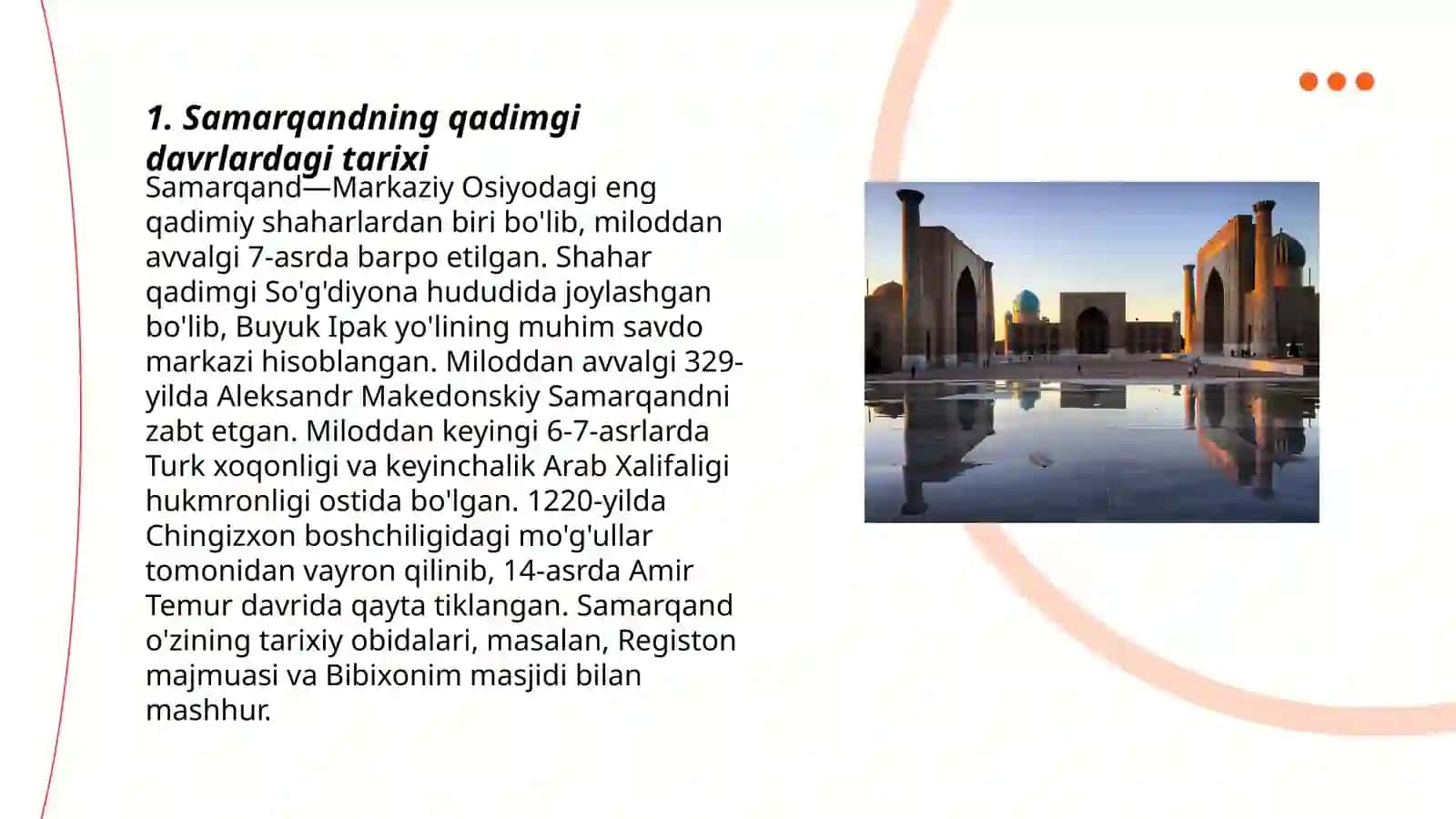 Samarqand tarixi haqida 3