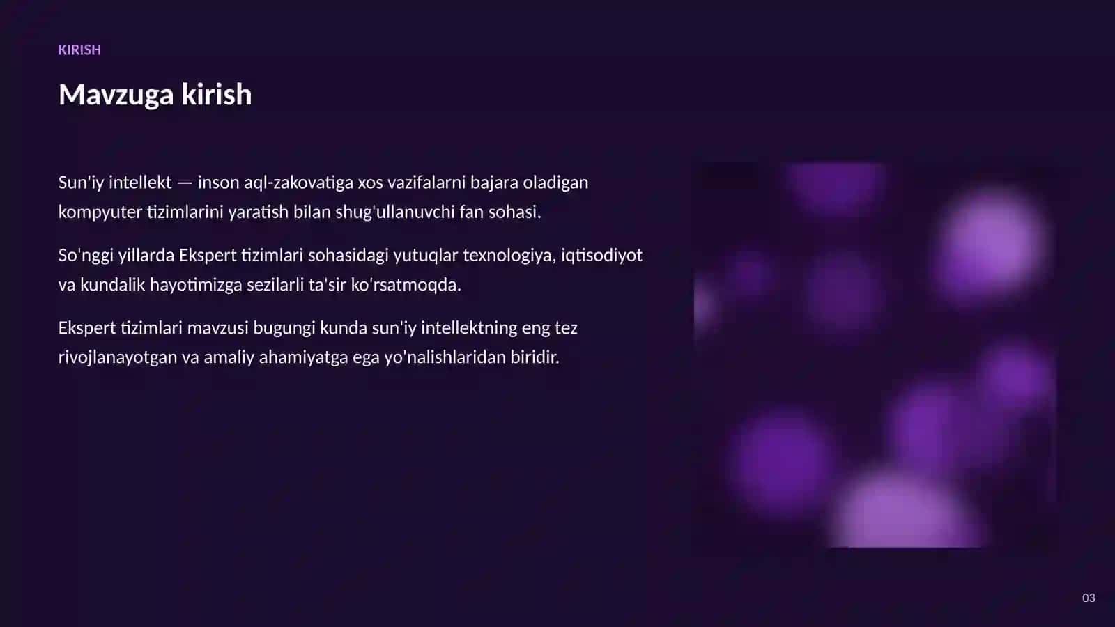 SUN'IY INTELLEKT ASOSLARI 3