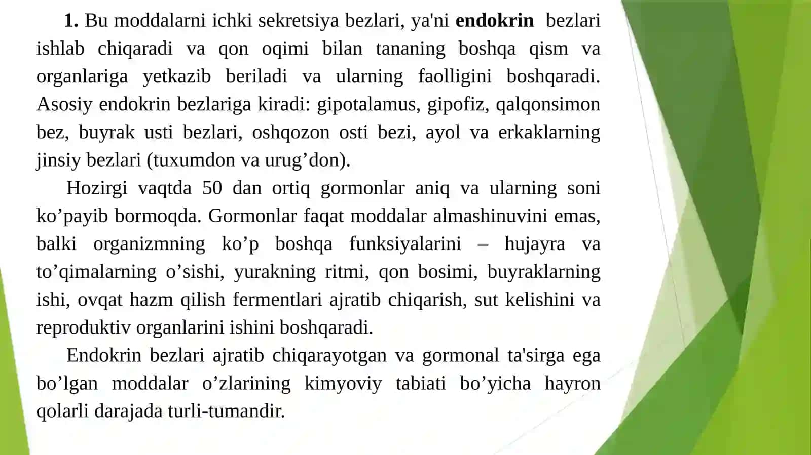 Kaltsitonin, Biokimyo va molekulyar biologiyadan tayyorlagan taqdimot 3