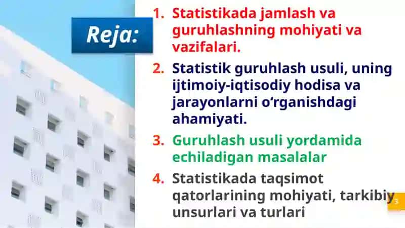 Statistics 3