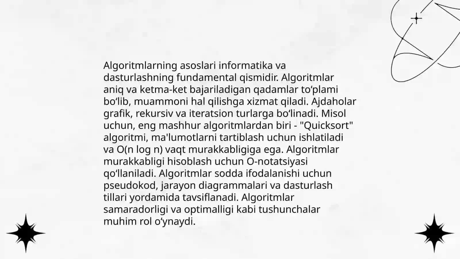 Algoritmik savodxonlik 3