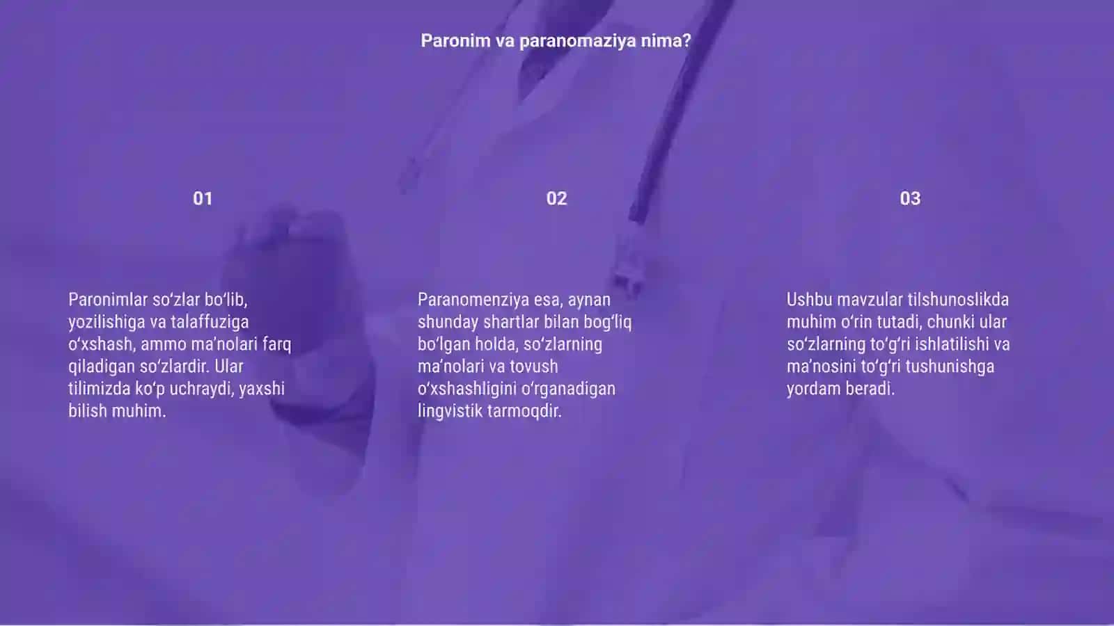 Paronim va paranomaziya 3