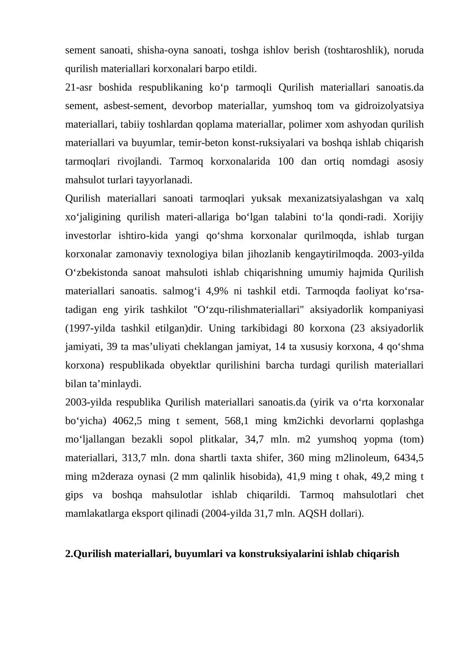 Qurilish materiallari dinamik xarakteristikalari 3