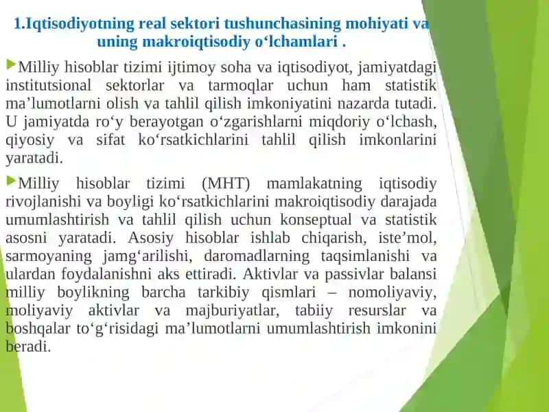 DINAMIK MAKROIQTISODIY TAHLILDA REAL SEKTOR 3