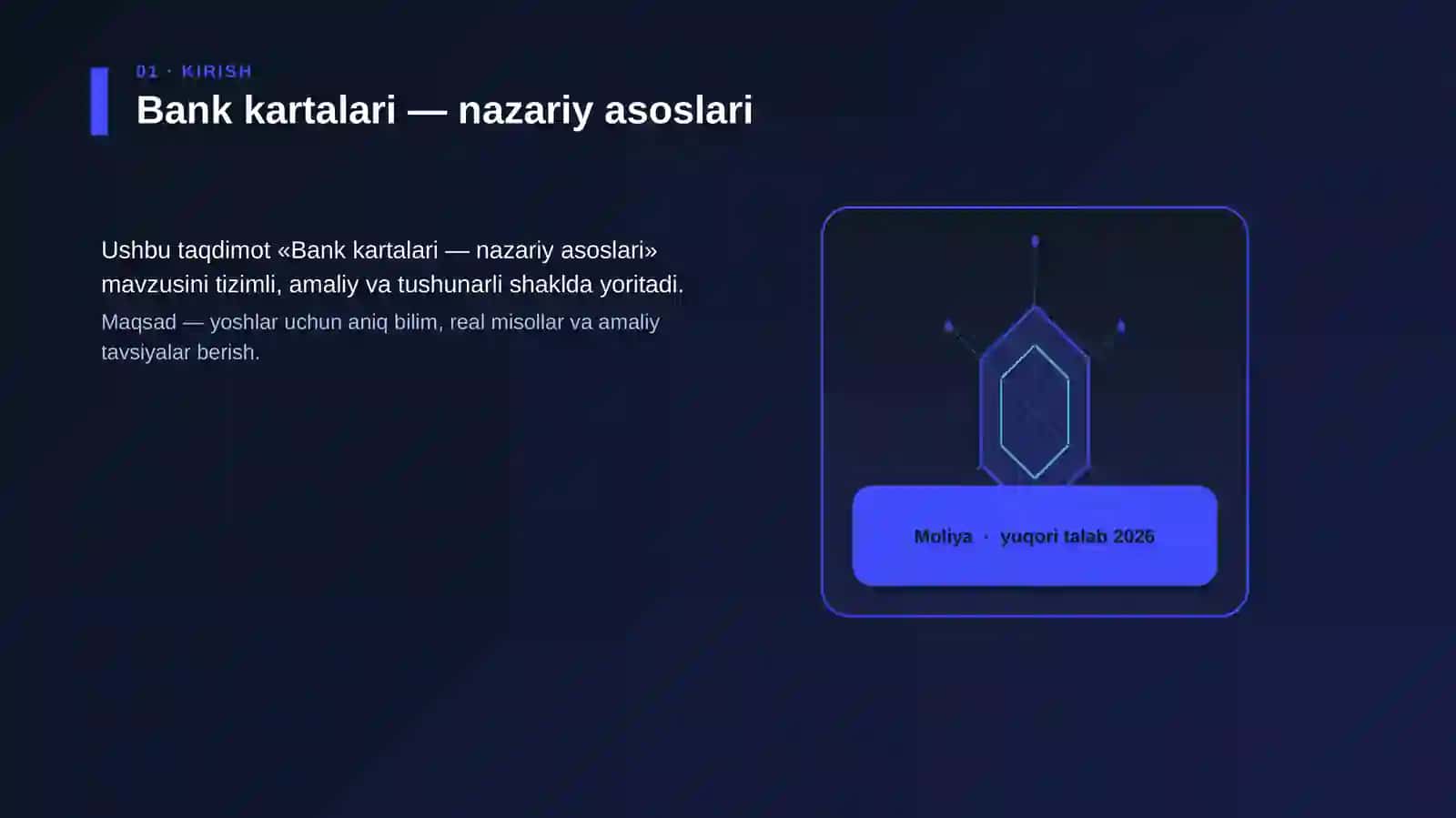 Bank kartalari — nazariy asoslari 3