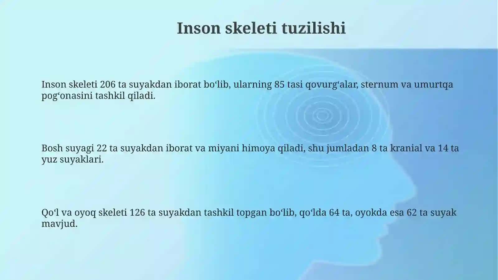 Odam skeletining tuzilishi va birikishi 3