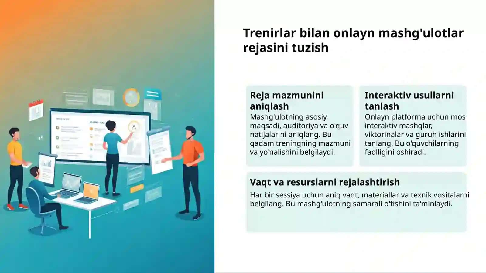 Smart trening: trenirlar bilan onlayn 3