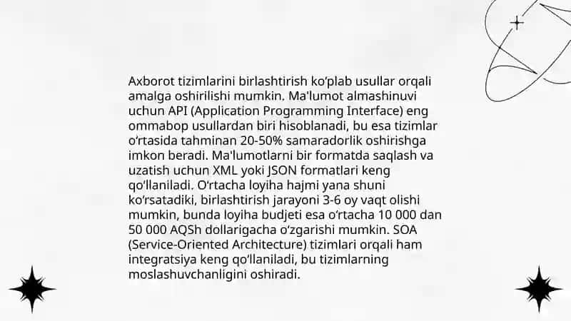 Integrasiyalashuviga ko'ra axborot tizimining sinflari 3