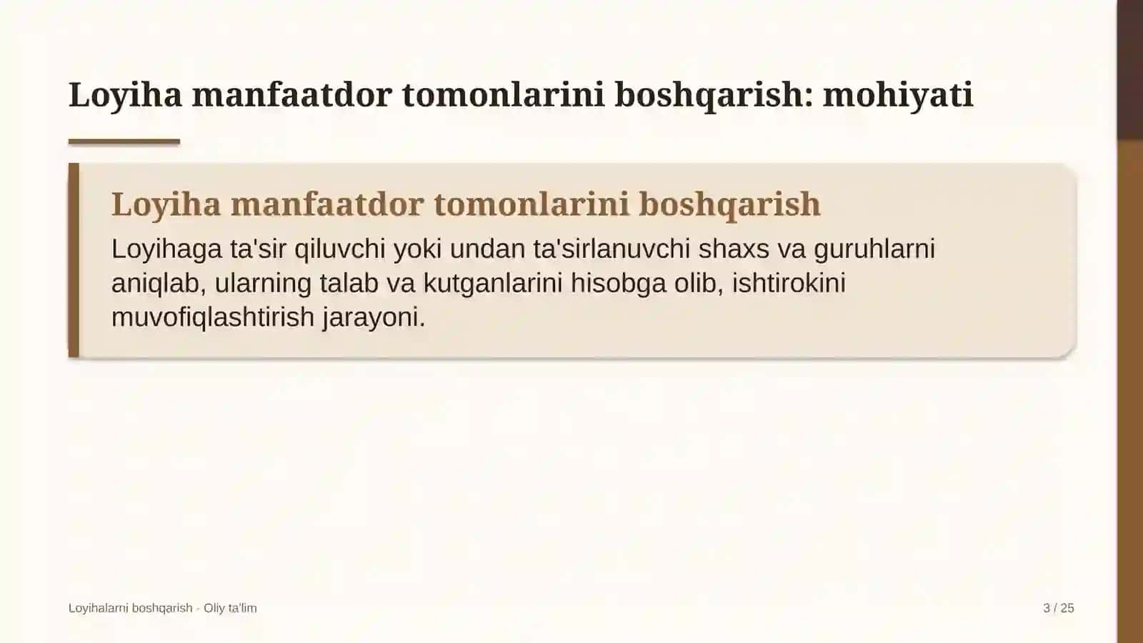 shaharsozlikda loyiha manfaatdor tomonlarini boshqarish 1806 3