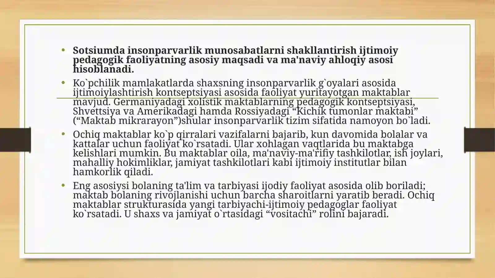 Ijtimoiy pedagogning maktab yoshidagi bolalar bilan ish yuritishi 3
