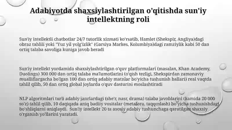 Sun'iy intelekt va adabiy ta'lim 3