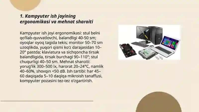 Kampyuter bilan ishlashda texnika xafsizligi 3
