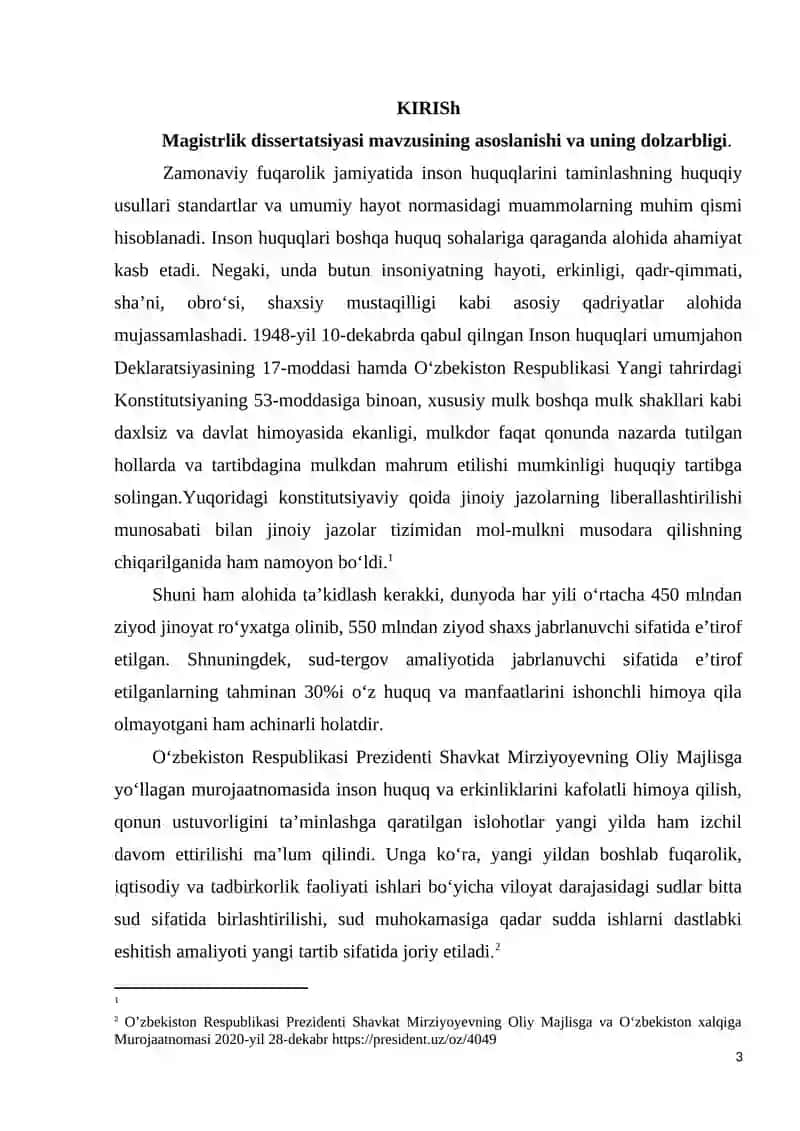 Biznes huquqi magistr dissertatsiya 3