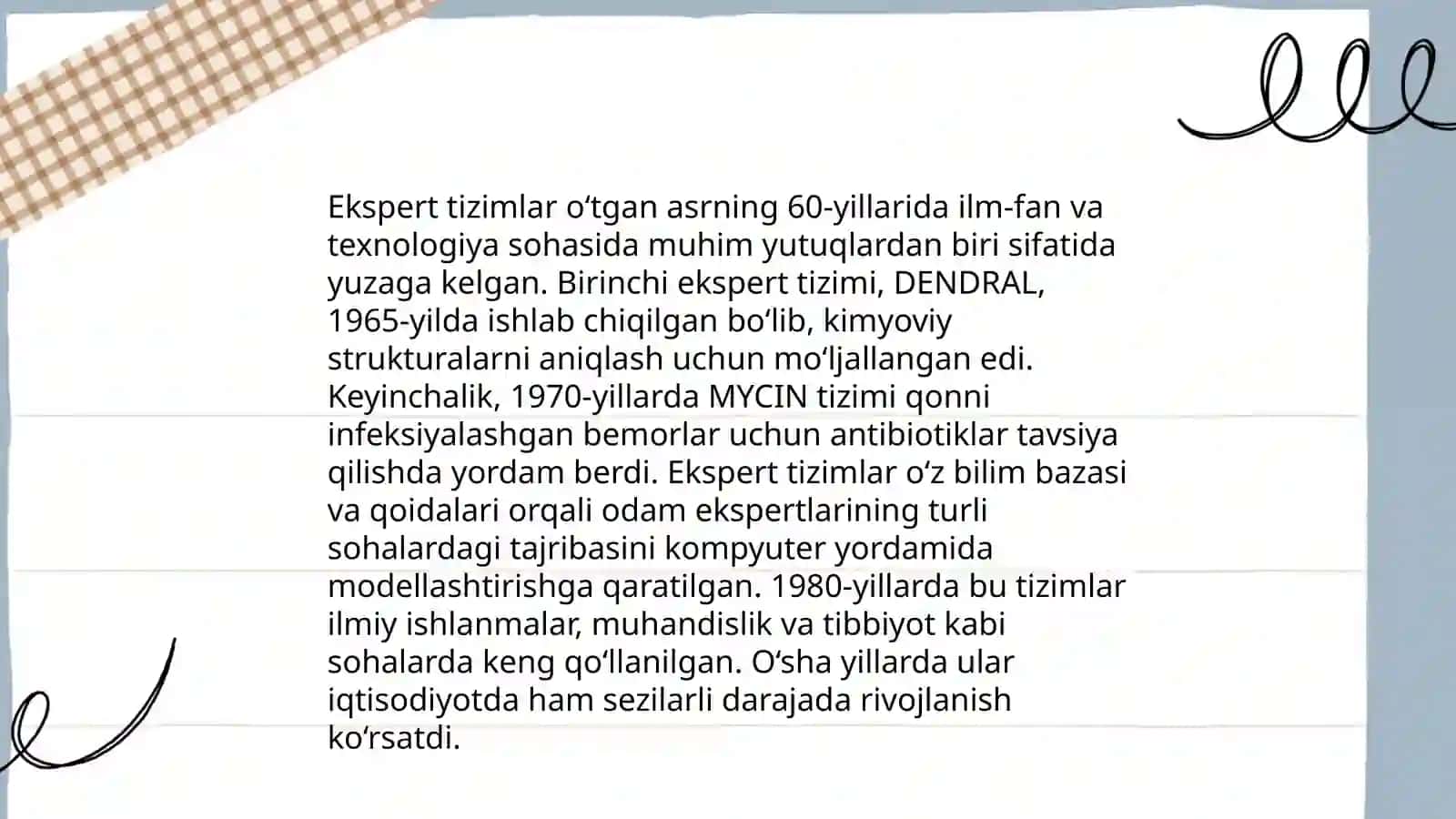 Ekspert tizimlar 3