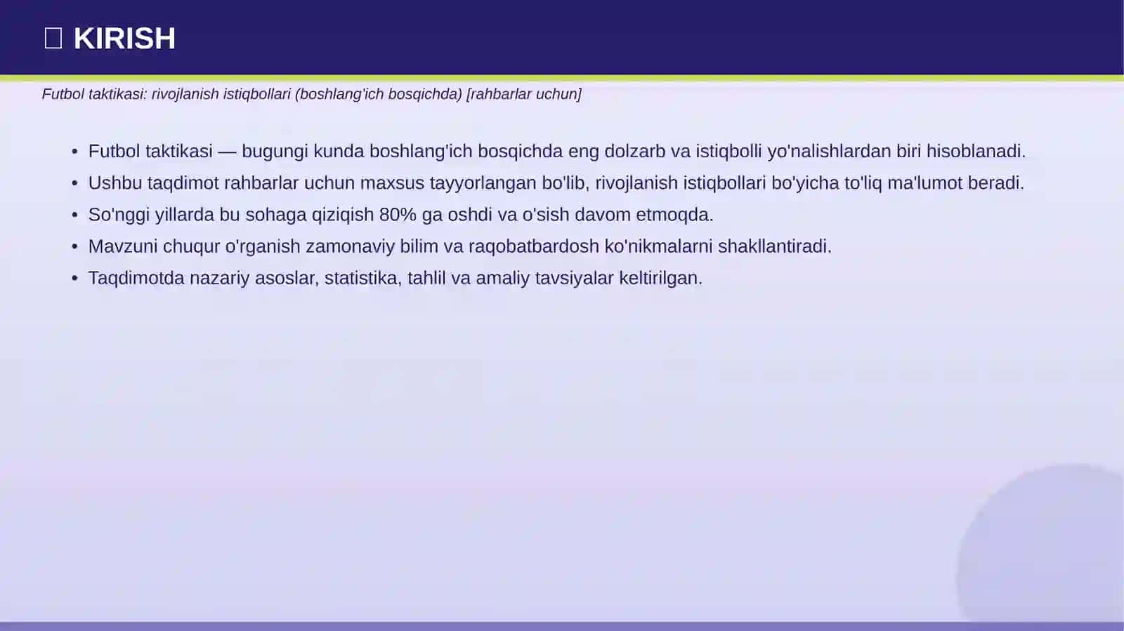 Futbol taktikasi: rivojlanish istiqbollari (boshlang'ich bosqichda) [rahbarlar uchun] 3