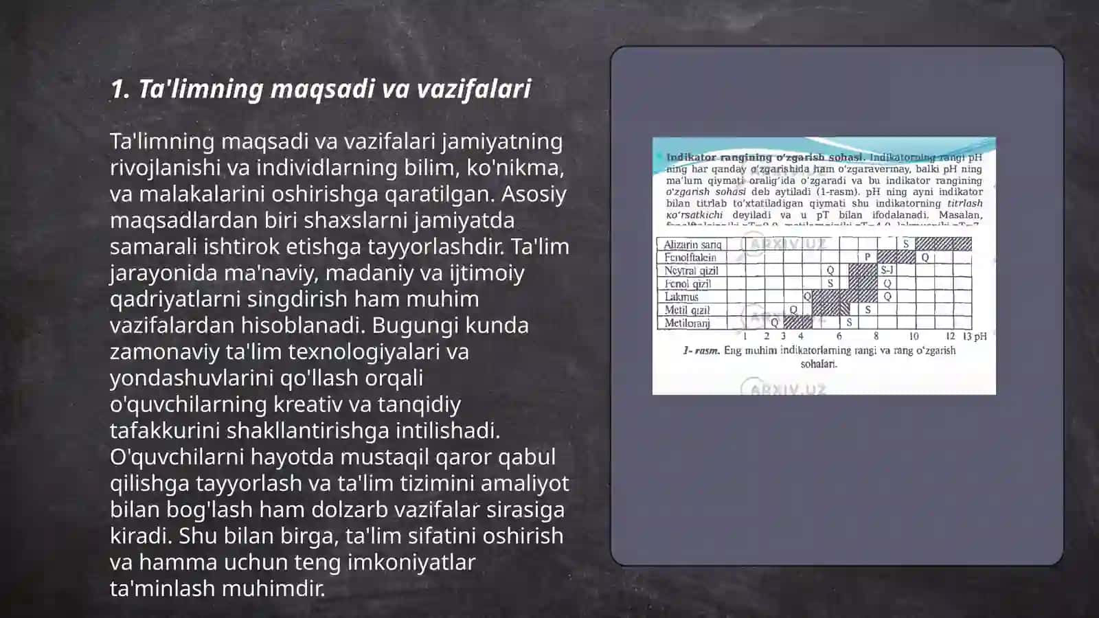 Ta’lim toʻgʻrisidagi qonunning tuzilishi va umumiy mohiyati 3