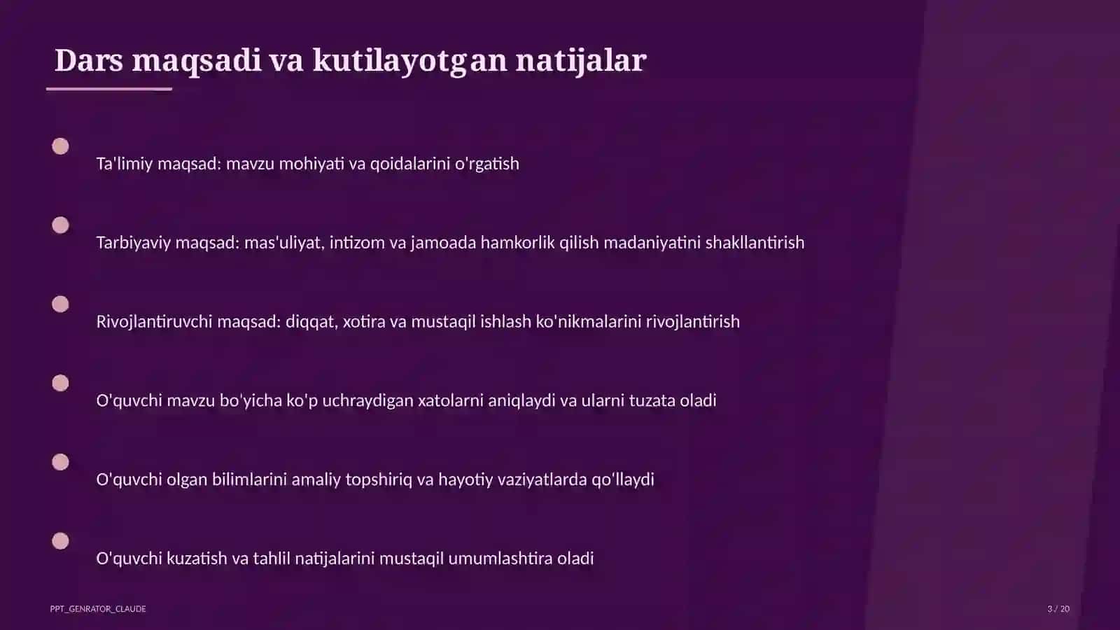 Mexanik harakat: yo'l, tezlik, vaqt (6-sinf) 3