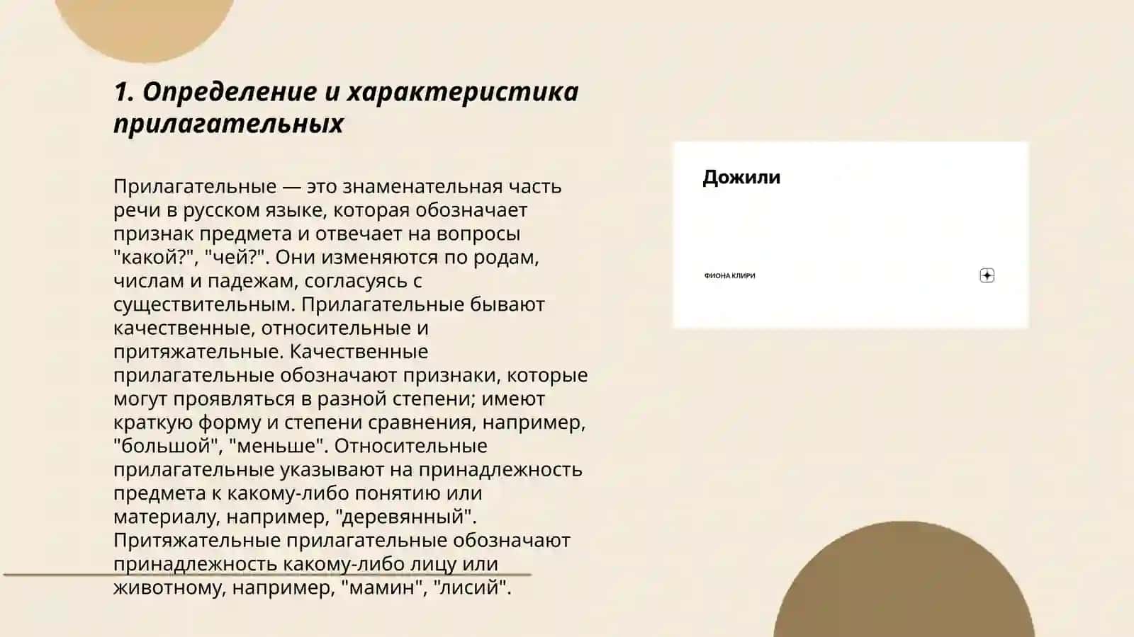 Прилагательное 3