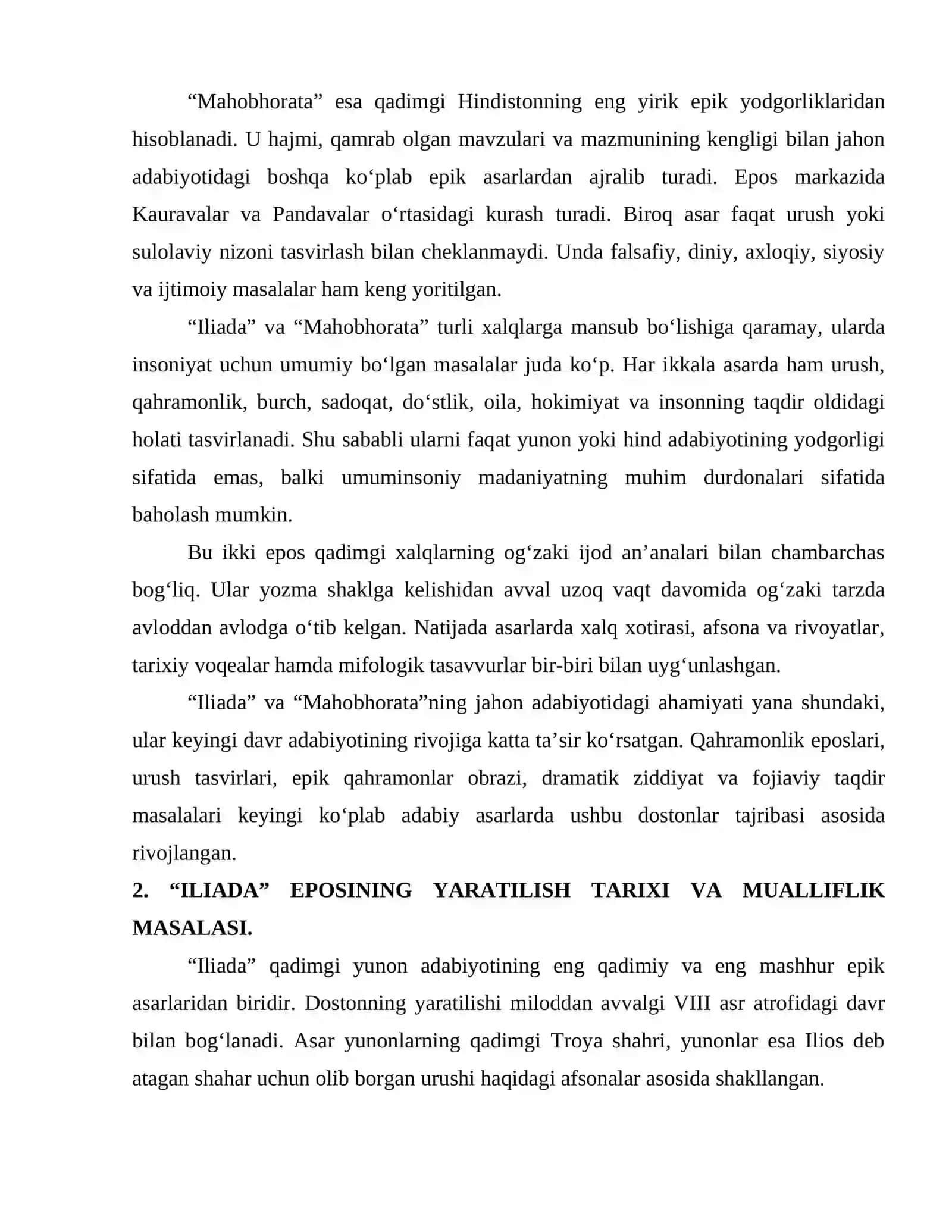 #Iliada va Mahobhorata eposlari trilogiyasi 3