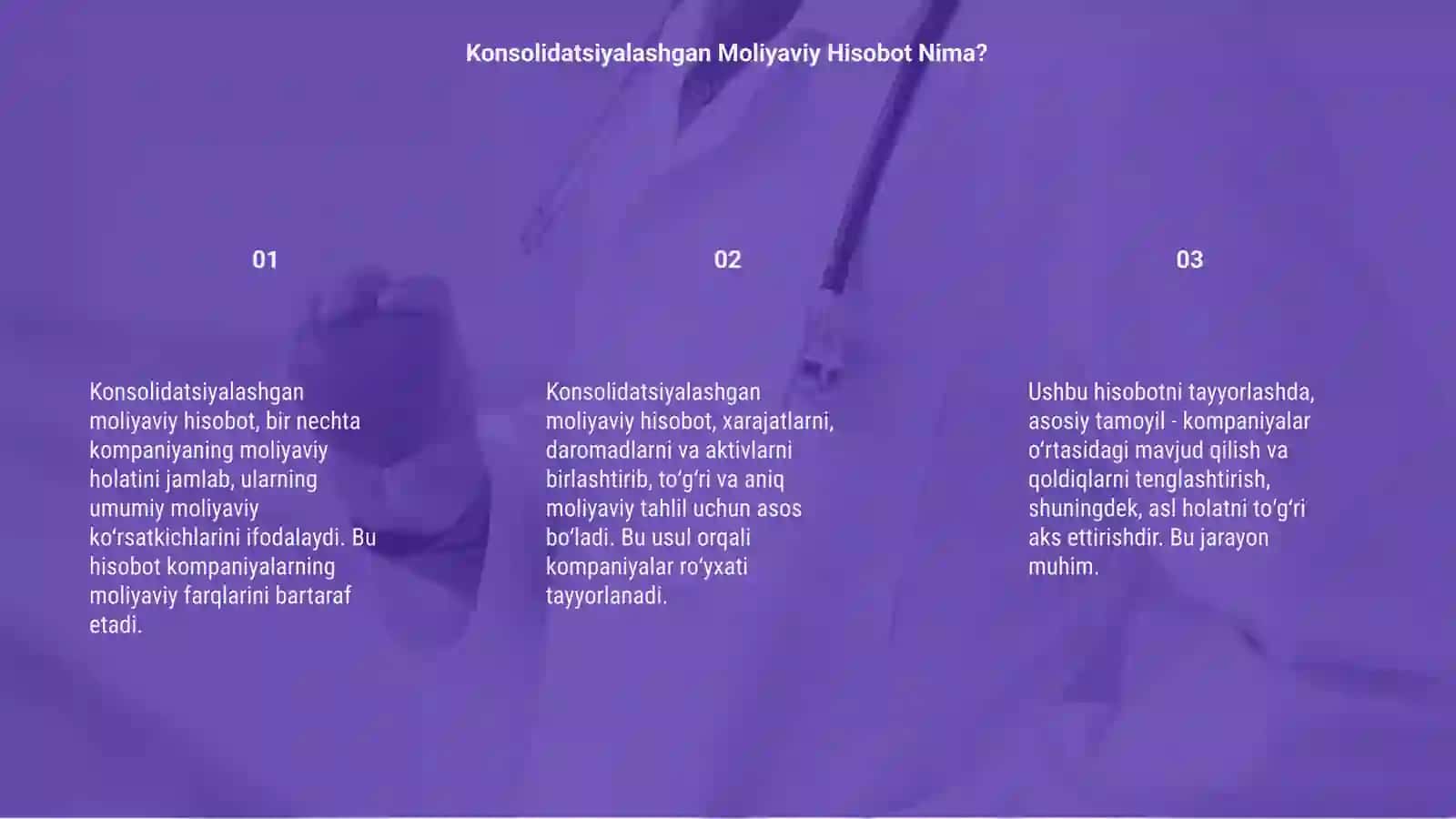 Konsolidatsiyalashgan Moliyaviy Hisobot 3