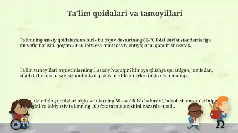 Ta'lim qoidalari va tamoyillari 3