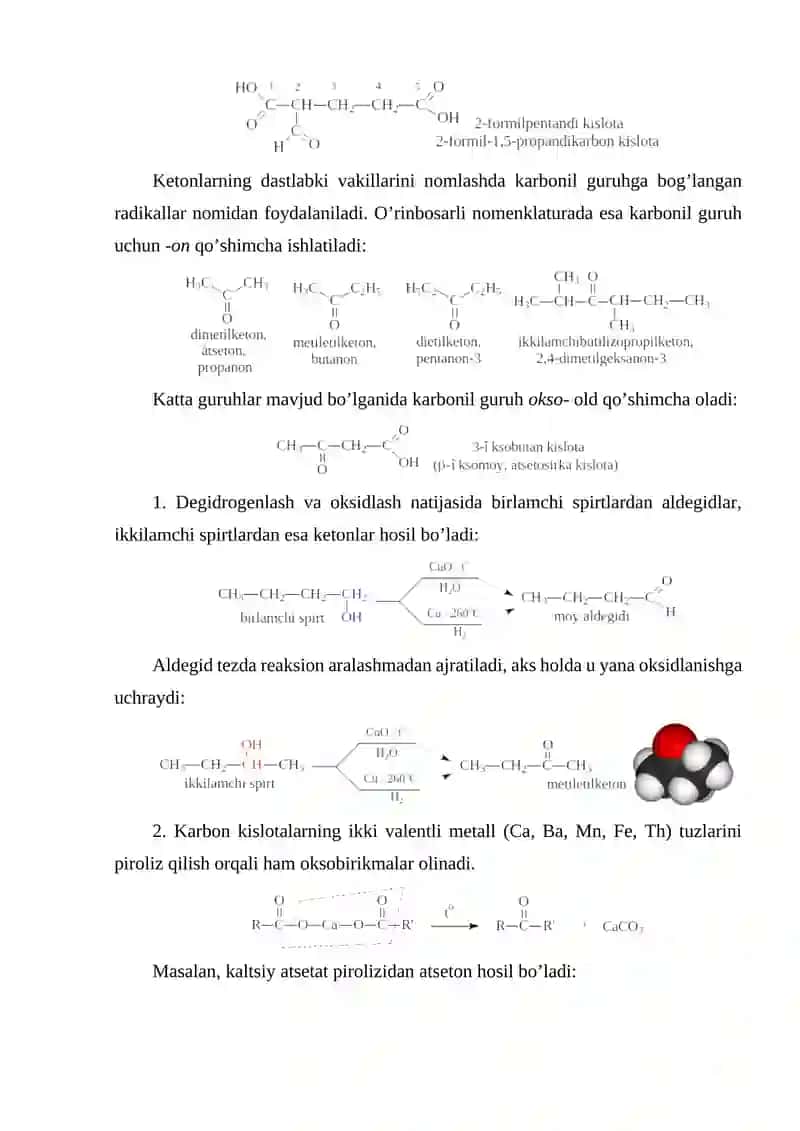 Ketonlar 3