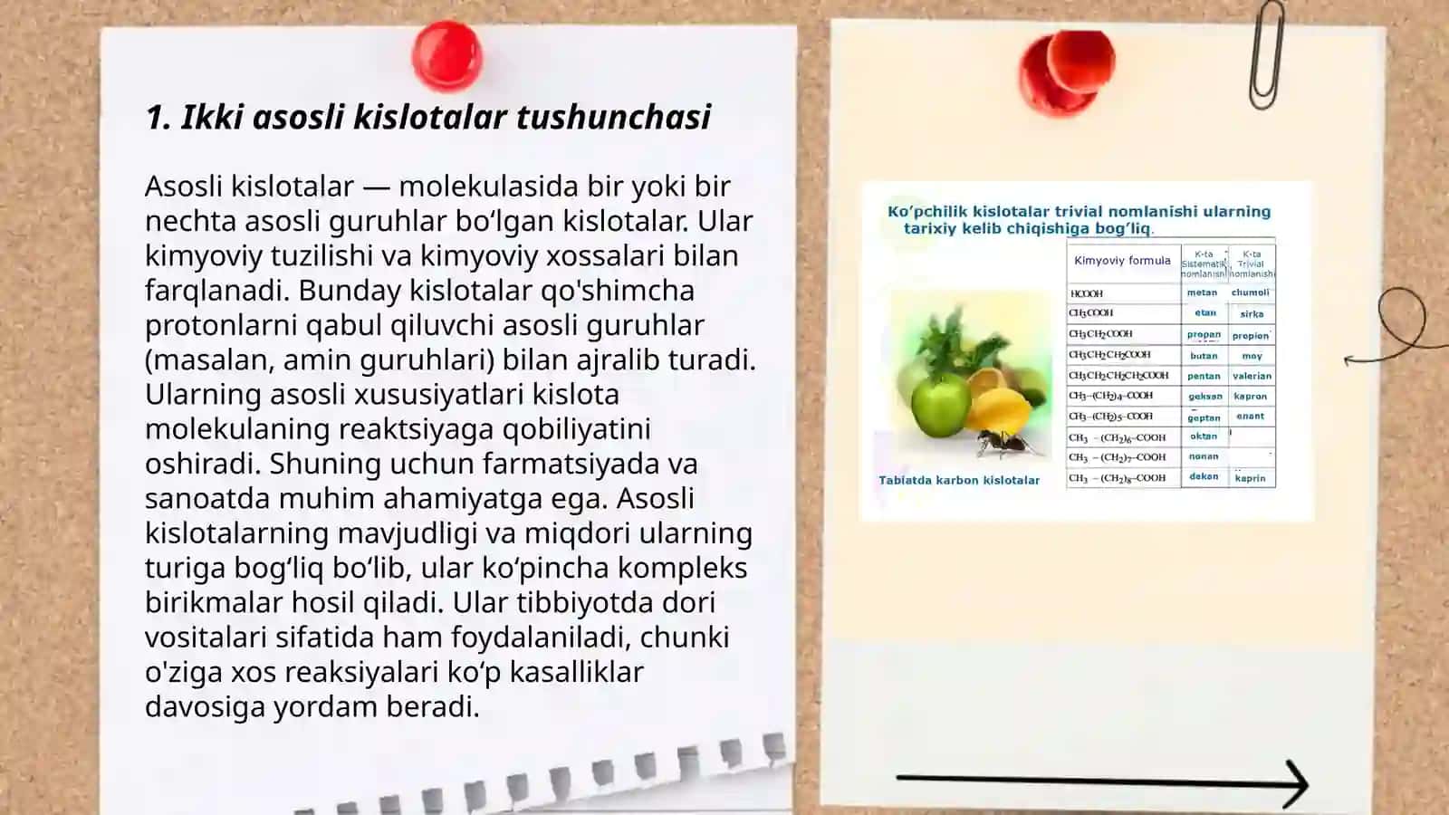 Ikki asosli kislotalar 3