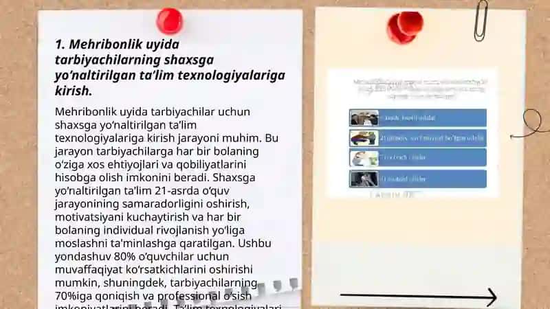 Mehribonlik uyi tarbiyalanuvchilari bilan olib boriladigan ijtimoiy-pedagogik faoliyatda shaxsga yo’naltirilgan ta’lim texnologiyalaridan foydalanish 3