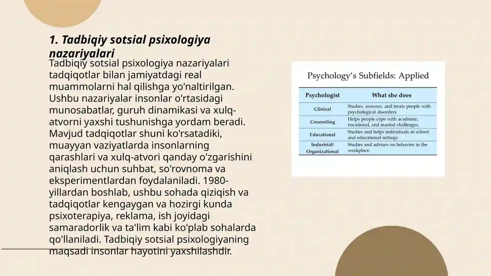 Tadbiqiy sotsial psixologiyasi 3