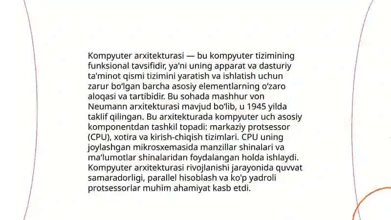 Shaxsiy kampyuterlarning axbarot va mantiqiy asoslari 3