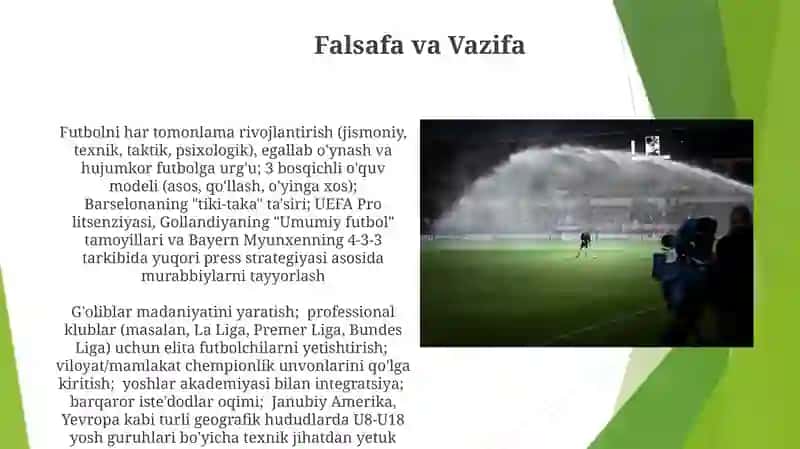 Futbol va uni o'qitish metodikasi 3