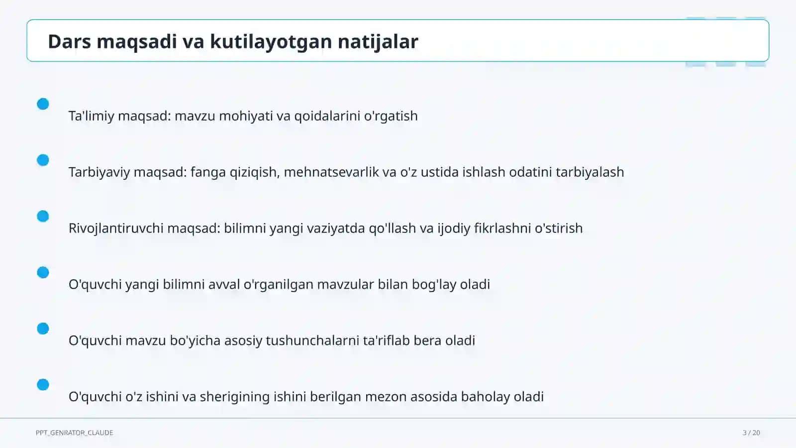 Sonli tengsizliklar va ularning xossalari (8-sinf) 3