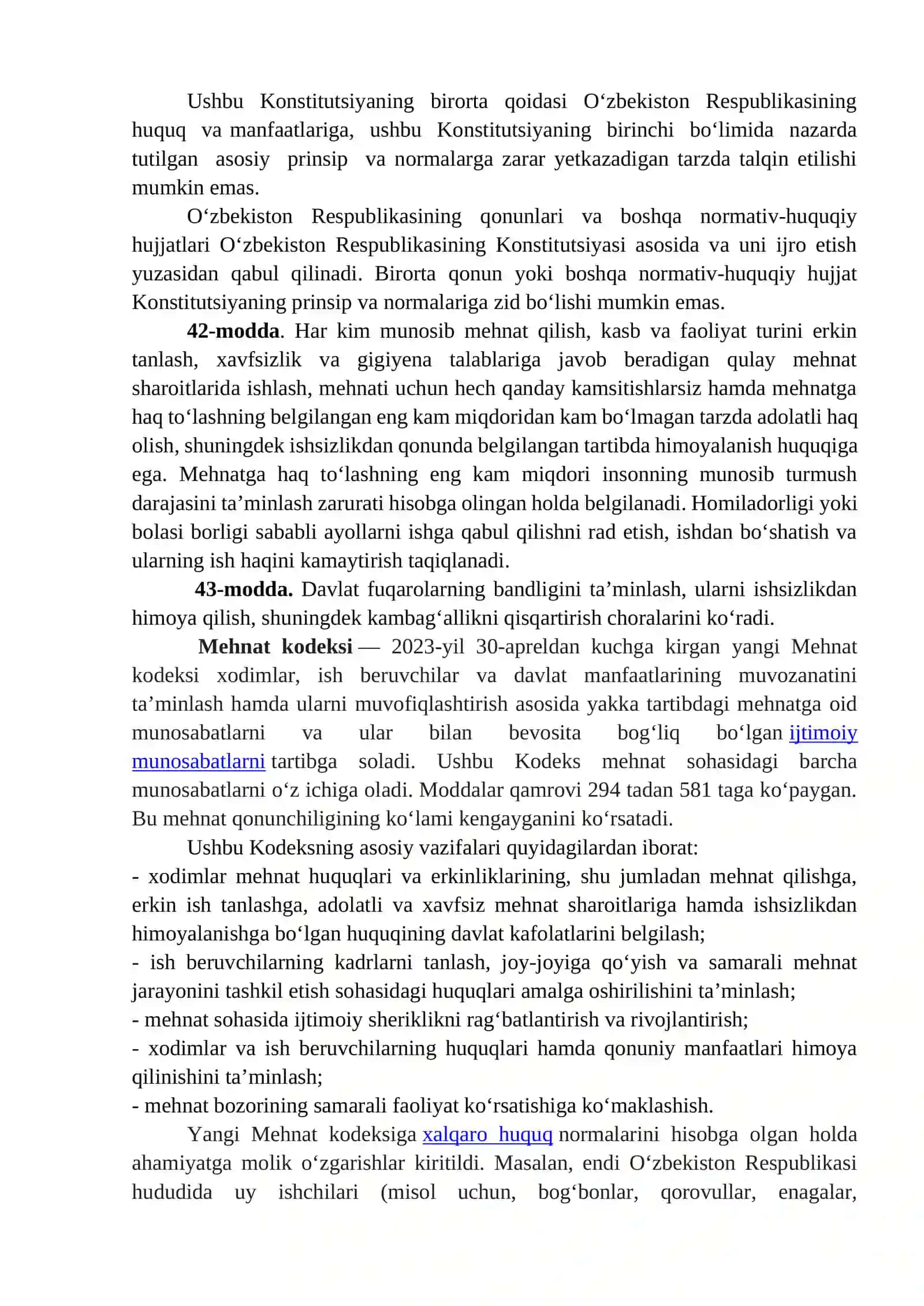 O’zbekistonda mehnat muhofazasining  huquqiy asoslari 3