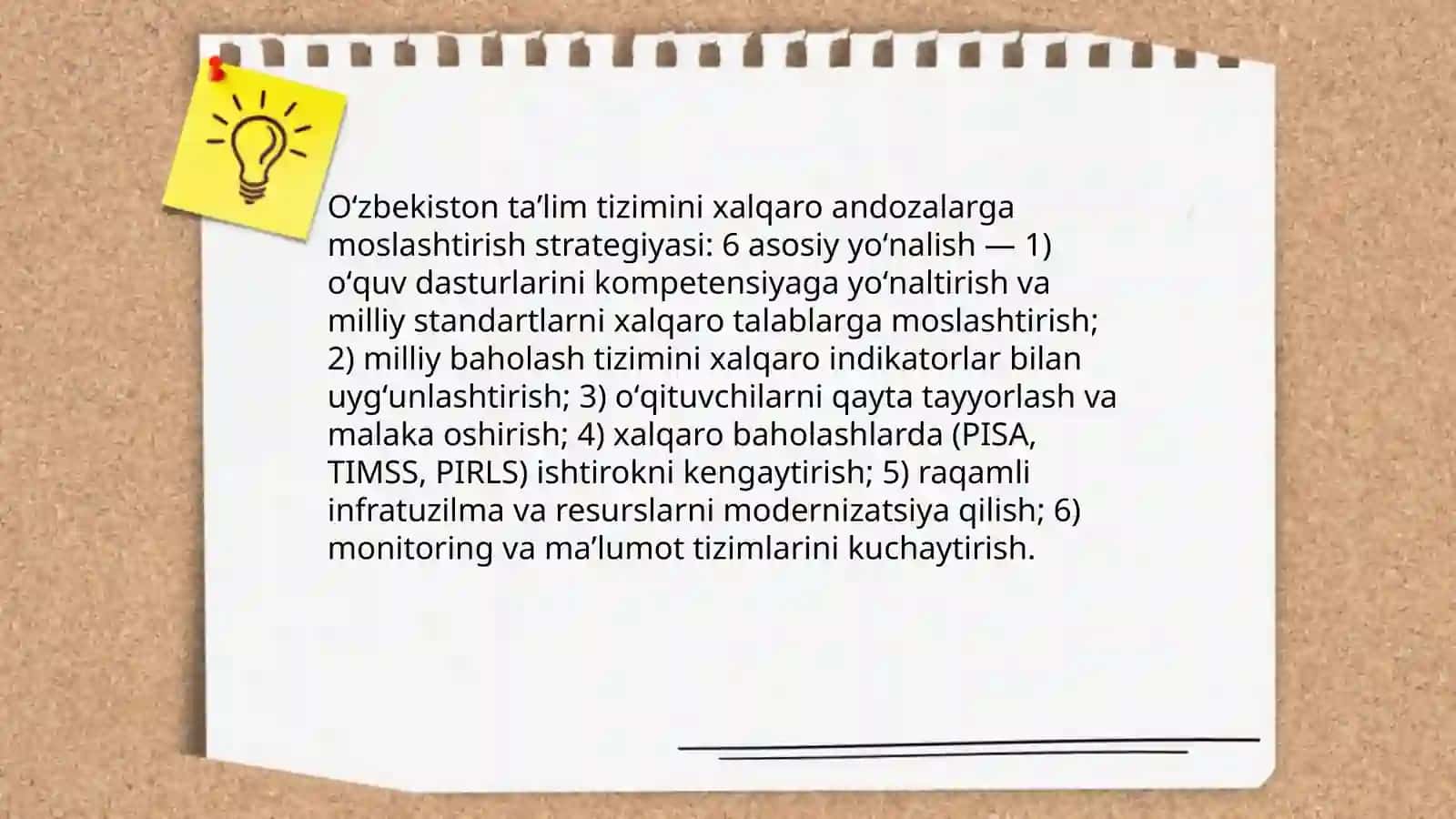 Xalqaro andozalarga moslashtirish 3