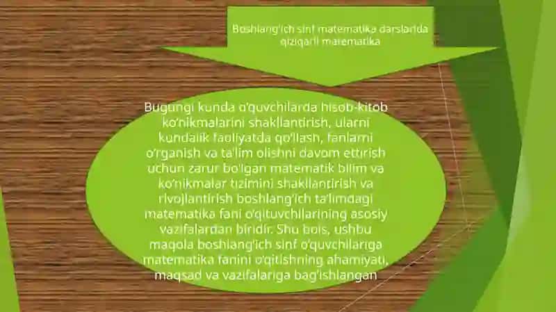 BOSHLANG'ICH SINFDA MATEMATIKA O'QITISH METODLARI KOMPETENSIYAVIY YONDASHUV O`QUV DASTURI TAHLILI 3