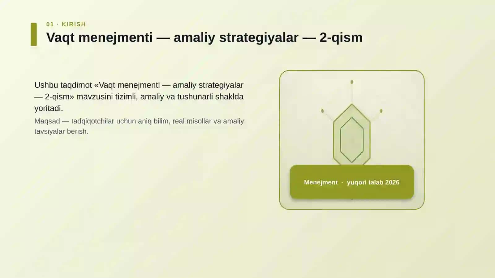 Vaqt menejmenti — amaliy strategiyalar — 2-qism 3
