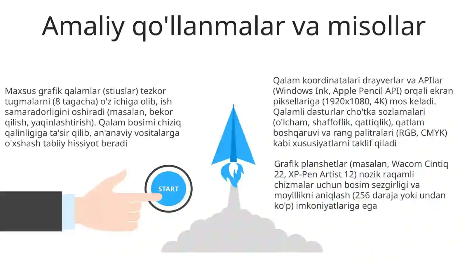 Grafik qalamni ishlatish, grafika chizish 3