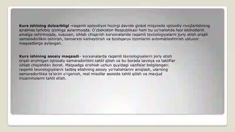 Korxonalarda raqamli texnologiyalarni qoʻllashning iqtisodiy samaradorligi 3