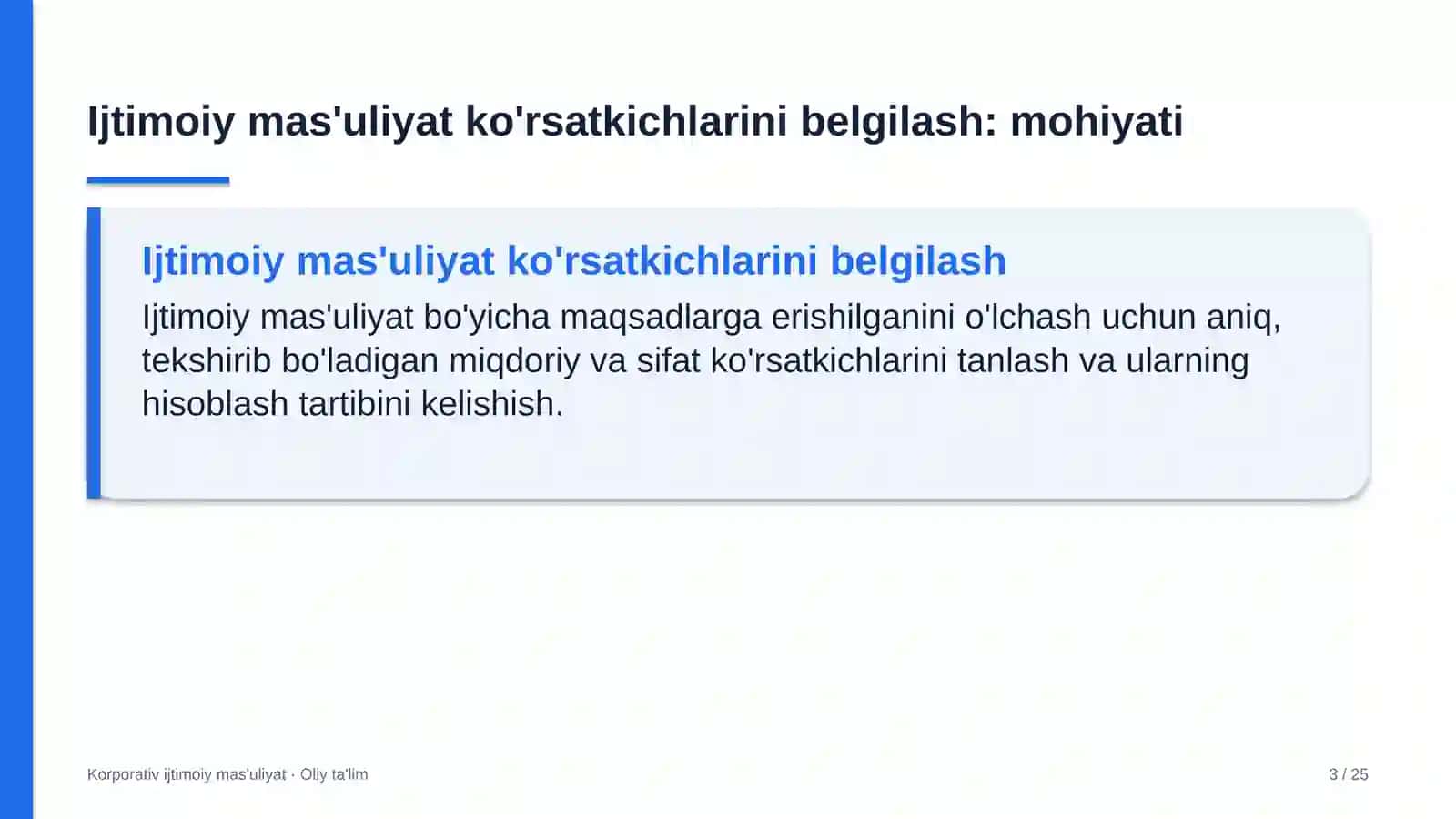 Kon-metallurgiya kombinatlarida ijtimoiy mas'uliyat ko'rsatkichlarini belgilash 3