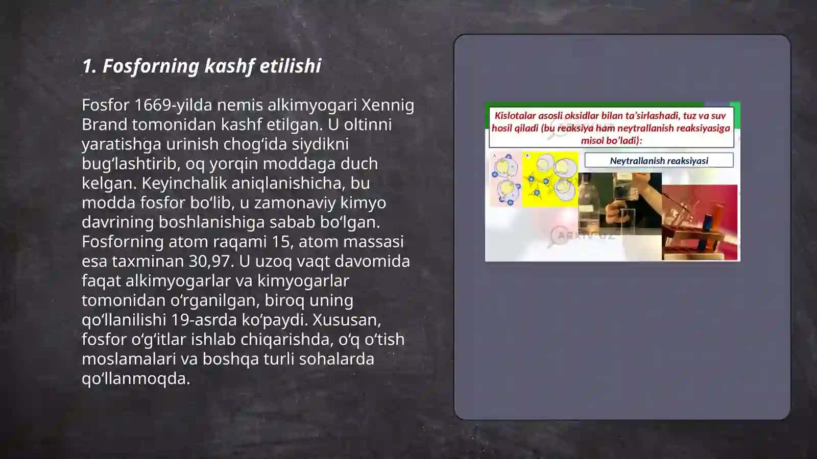 Fosfor va uning xossalari 3