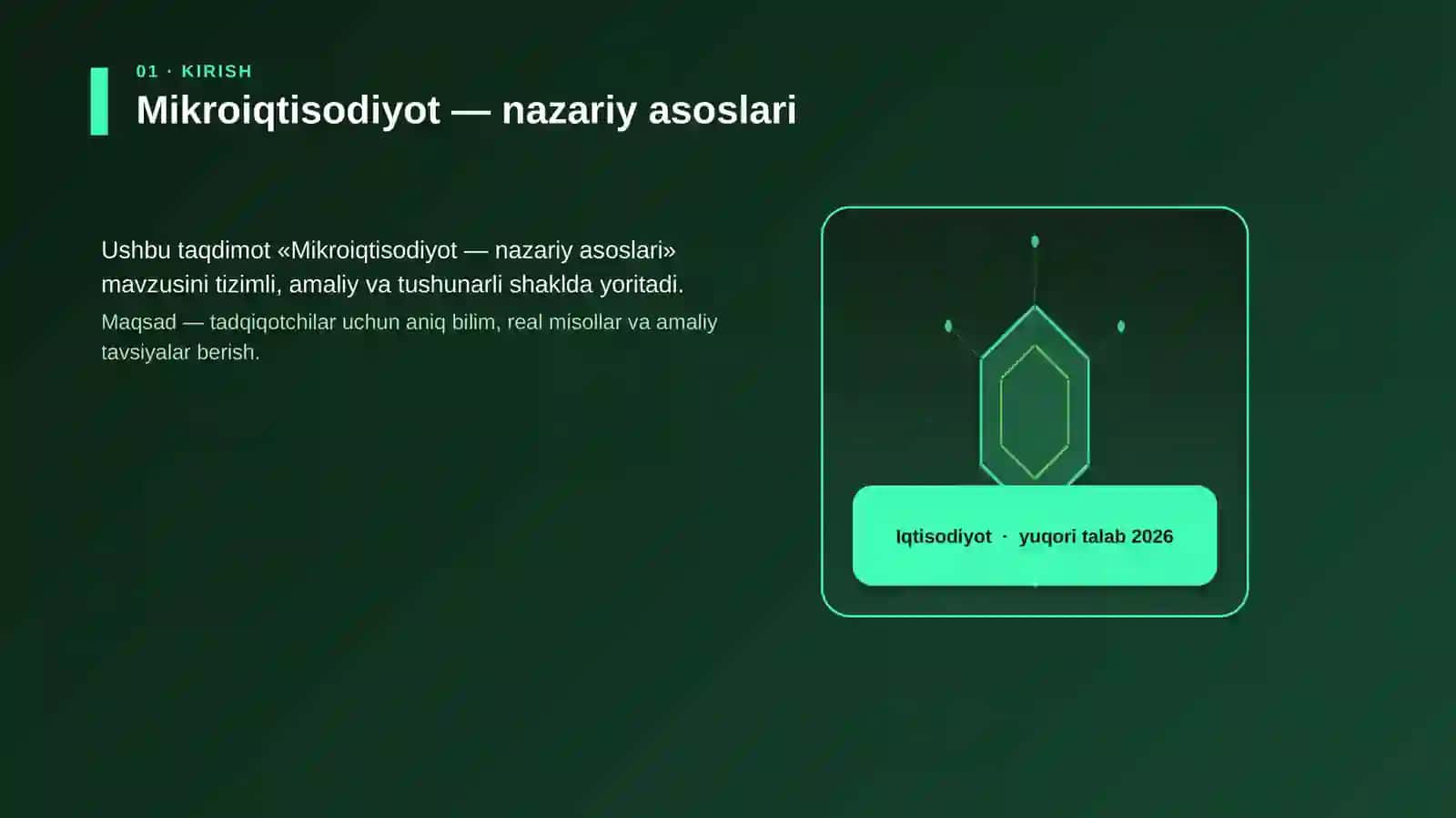 Mikroiqtisodiyot — nazariy asoslari 3