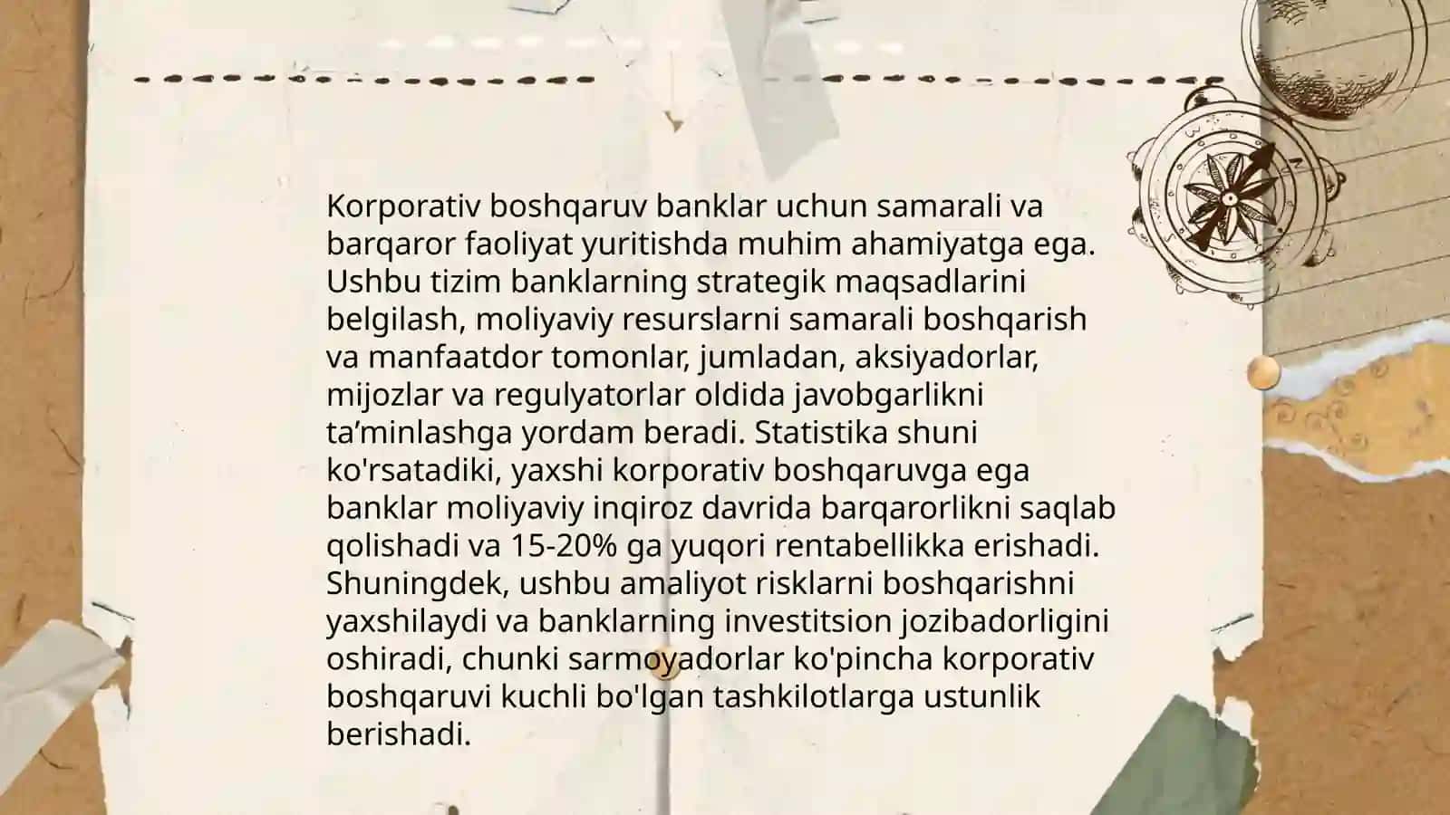 Banklarda korporativ boshqaruv modullari va ularning oʻzigahos xususiyatlari 3