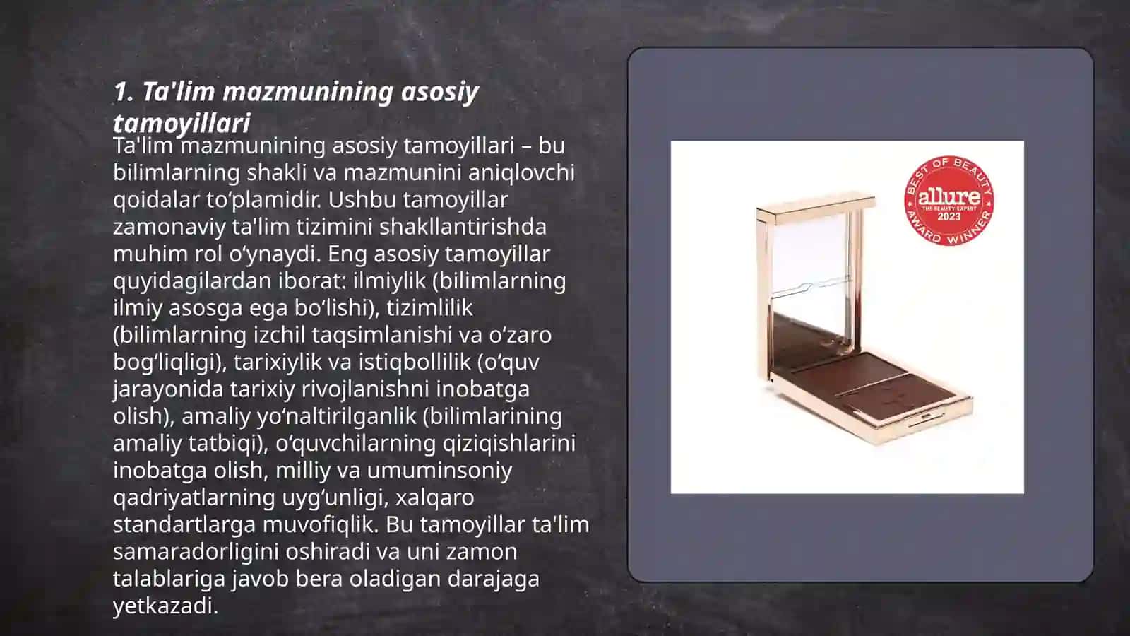 Ta'lim mazmuni 3