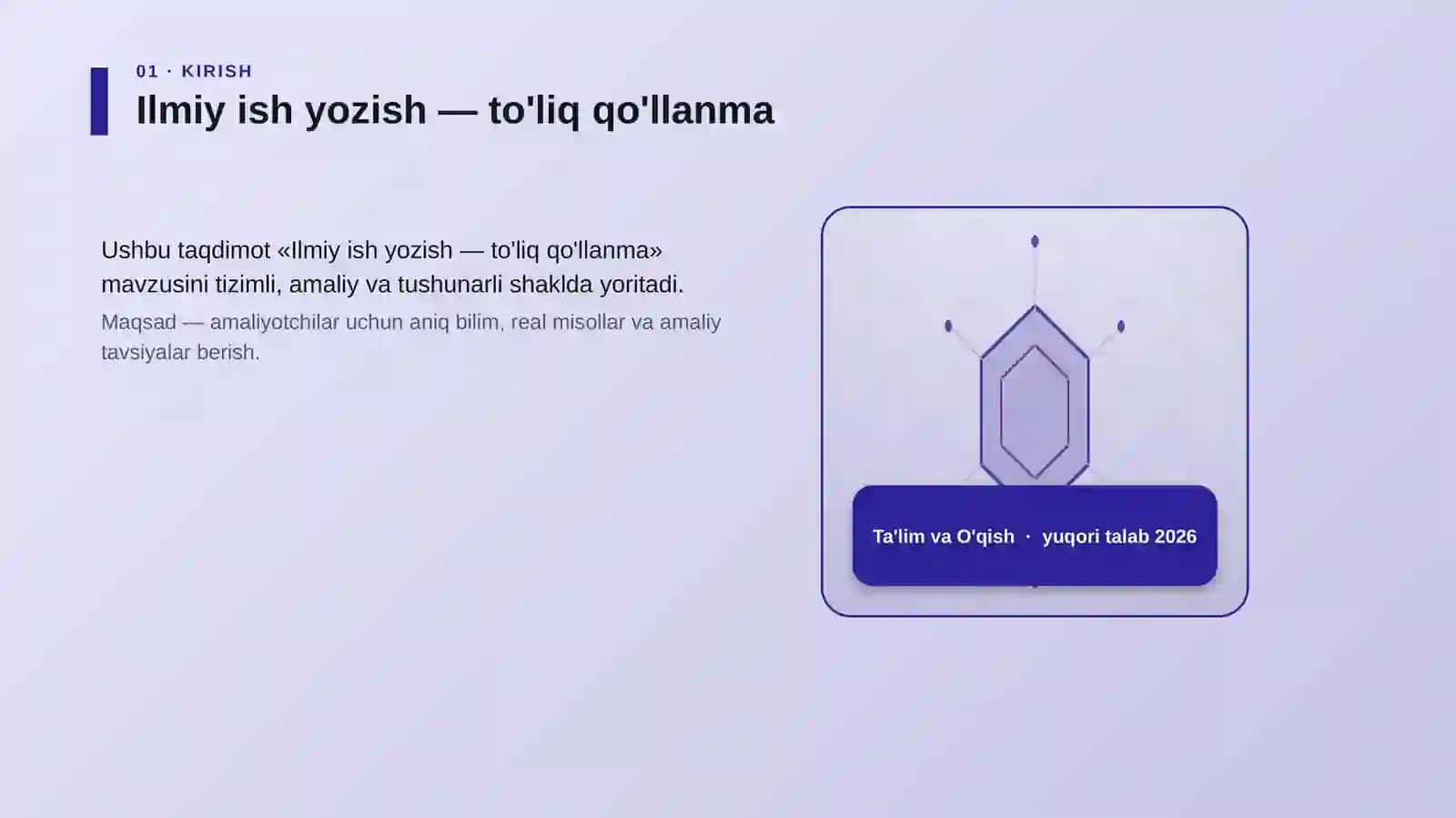 Ilmiy ish yozish — to'liq qo'llanma 3