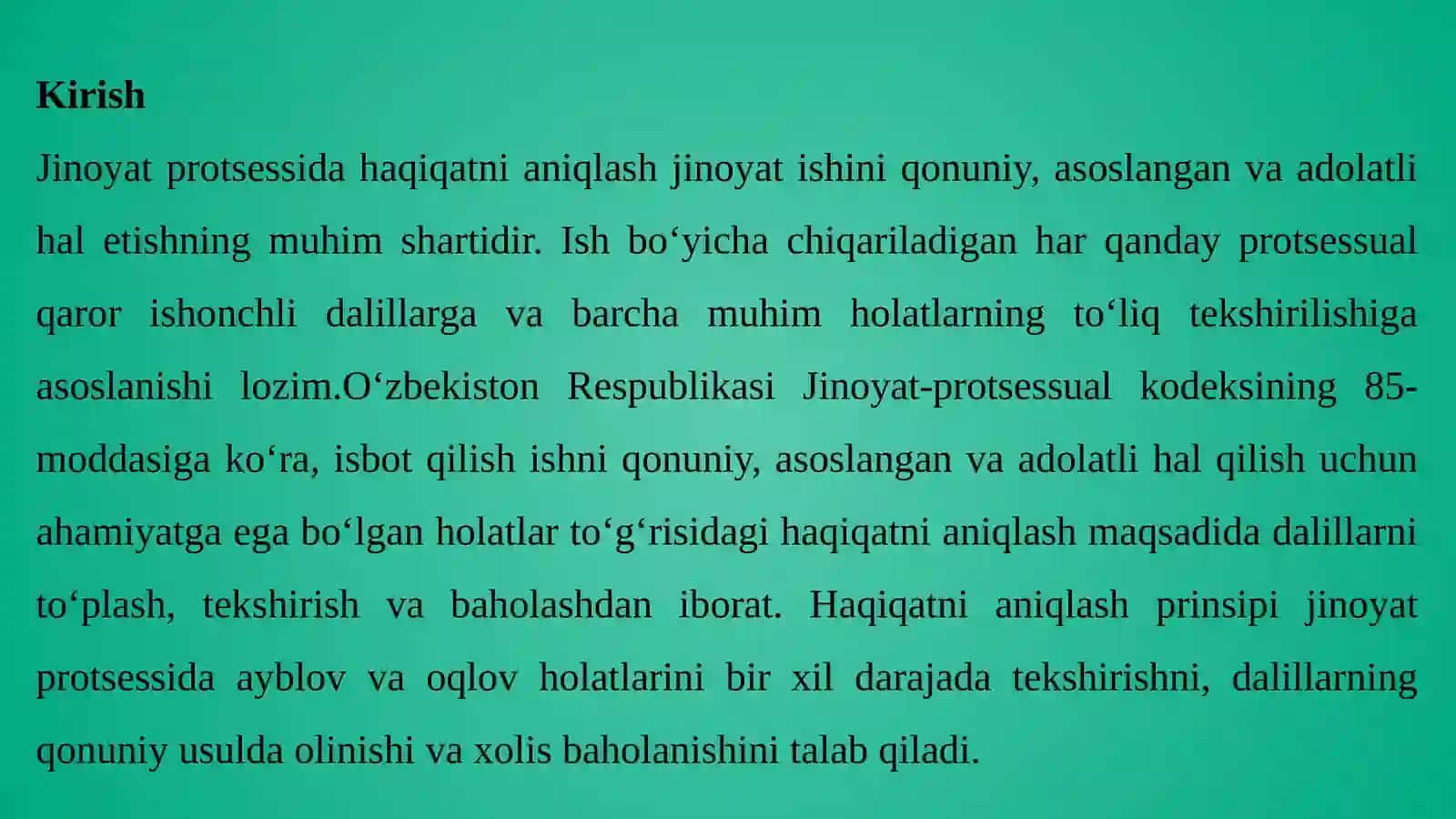 HAQIQATNI ANIQLASH — ISBOTLASHNING MAQSADI 3