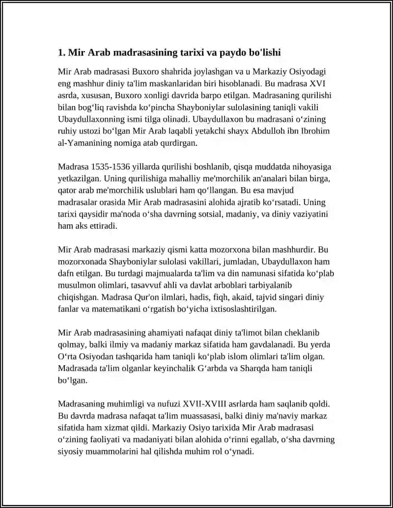 MIR ARAB MADRASASI 3