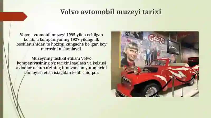 Volvo avtomobil muzeyi 3