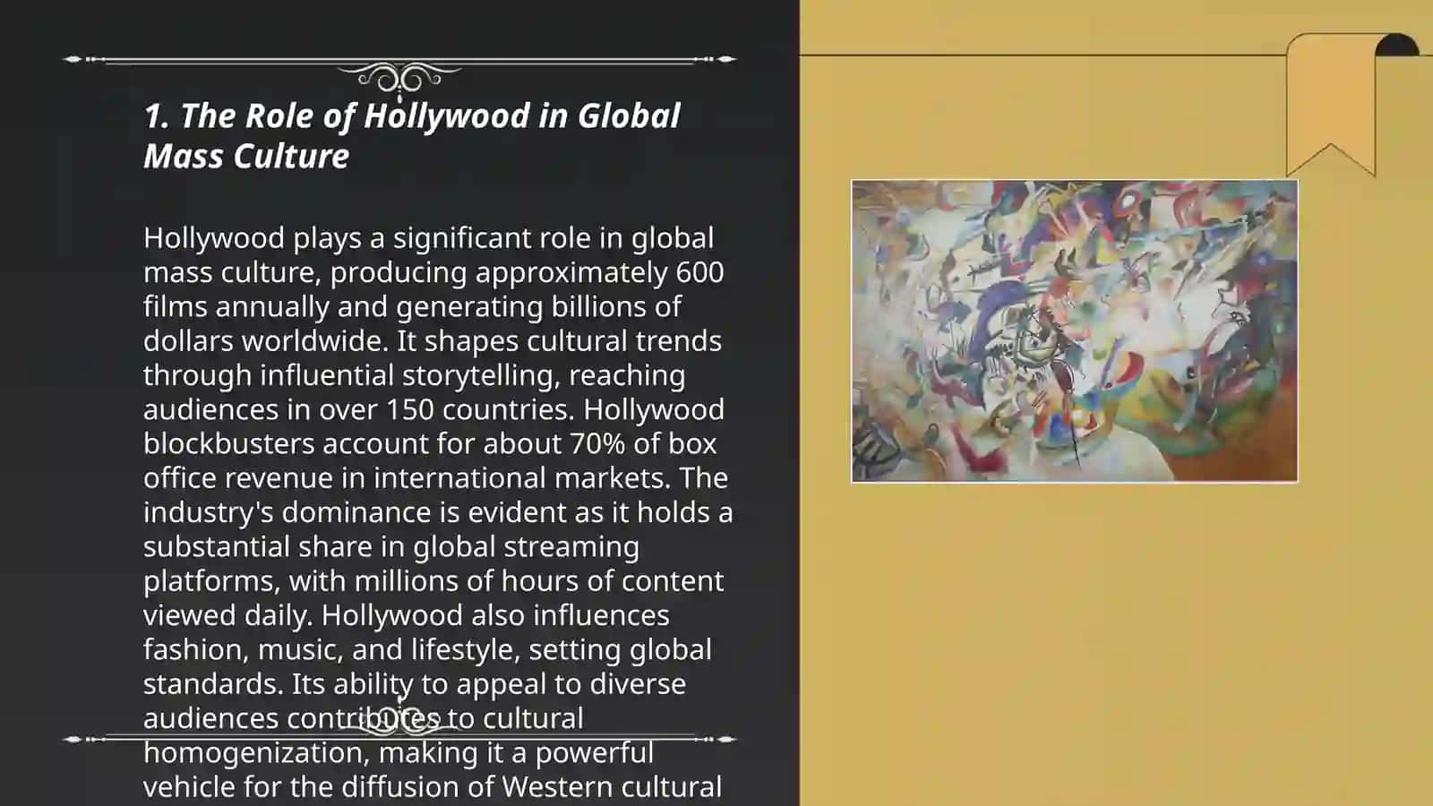 Mass culture as a tool for globalization 3