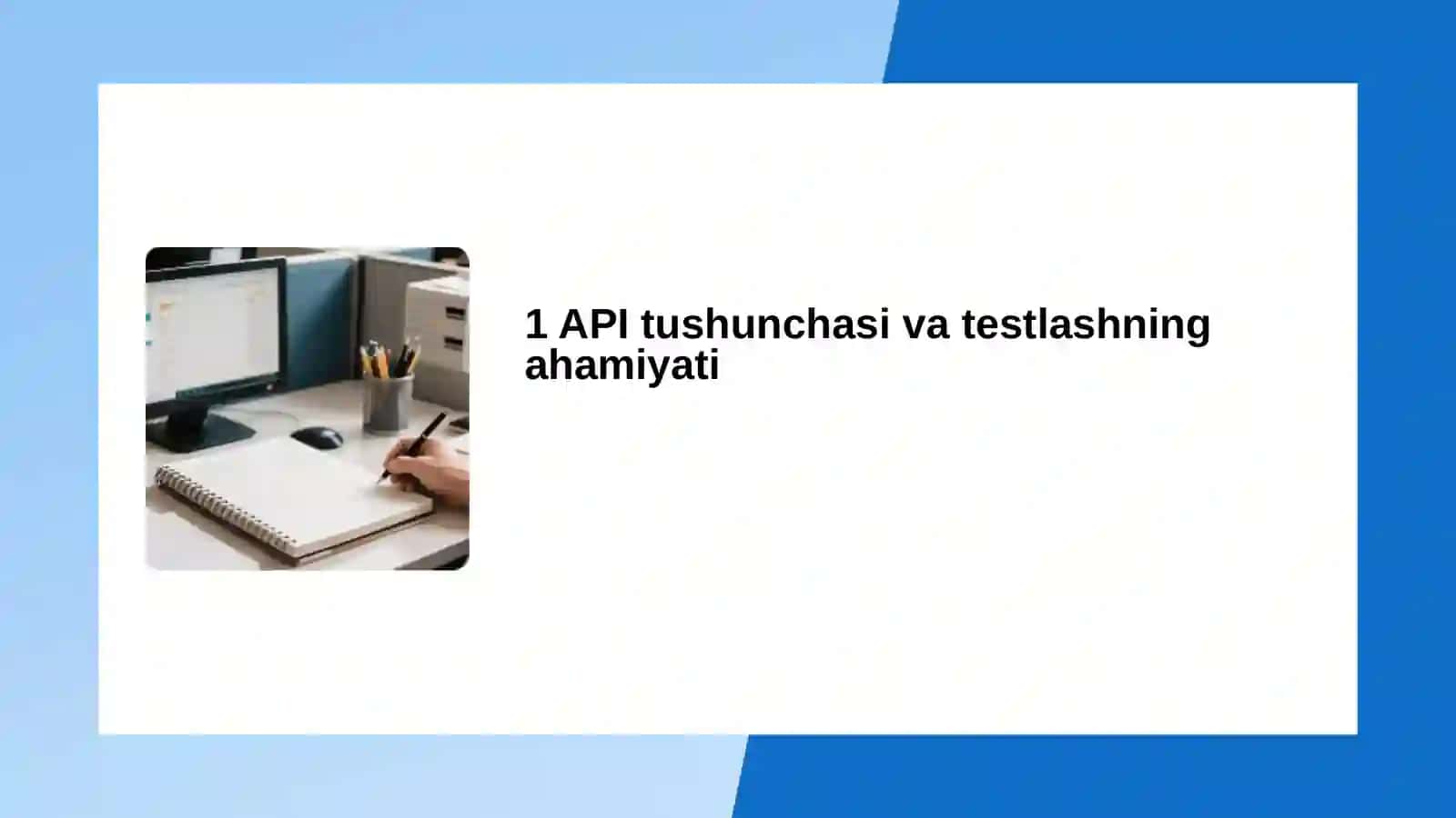 API testlash asoslari 3