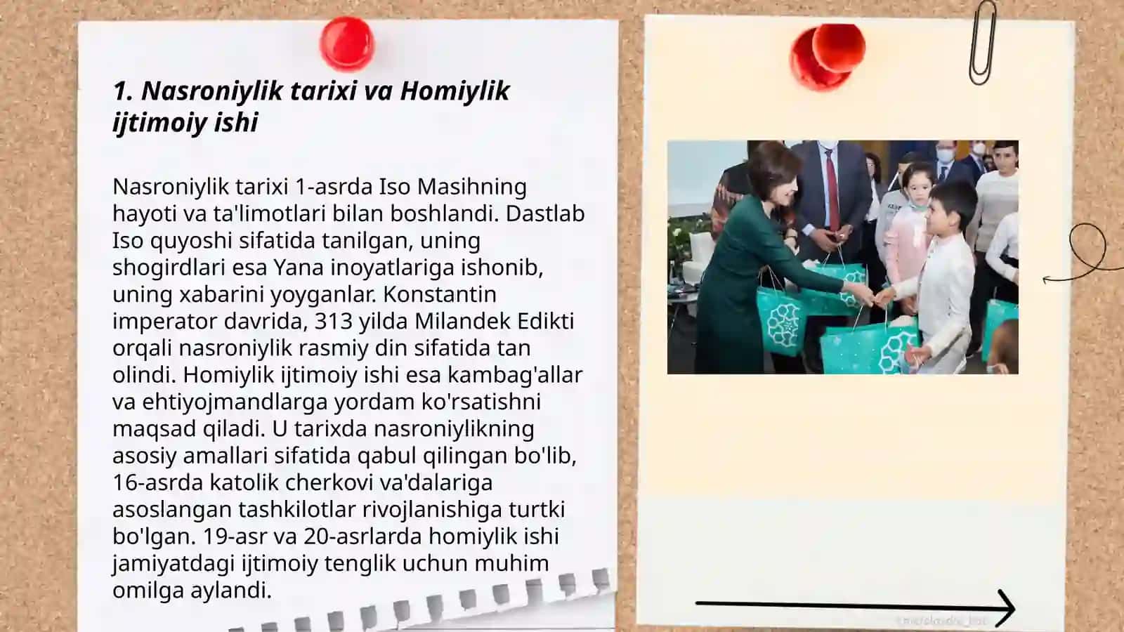 Nasroniylik tarixi va Homiylik ijtimoiy ishi 3